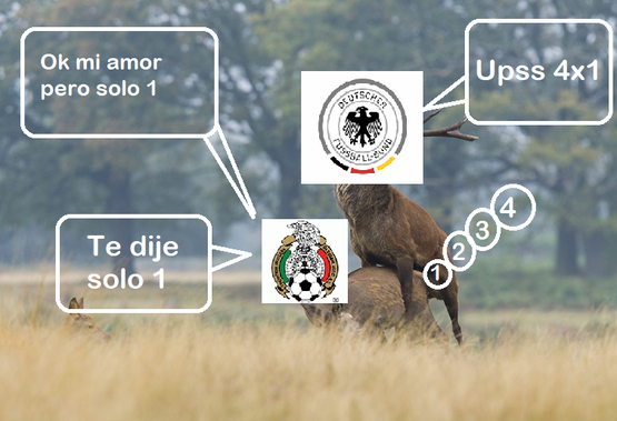 Este meme lo hice cuando mexico perdio 4-1 ante Alemania en la copa confederaciones pero este meme fue inspirado en otro meme que yo no lo hice.