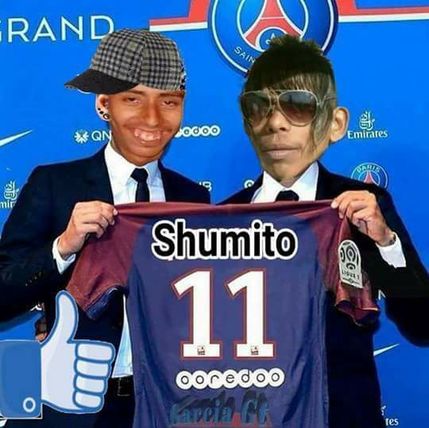 Este meme lo inventaron unos Guatemaltecos cuando Neymar se fue al Paris.